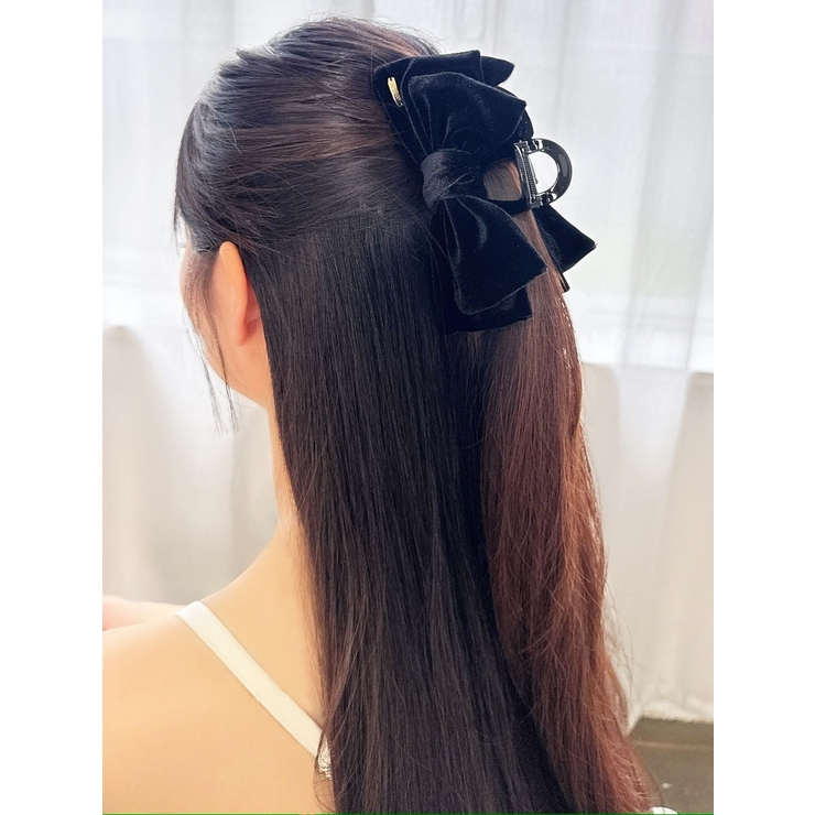ベロアリボンヘアクリップ | RESEXXY | 詳細画像4 