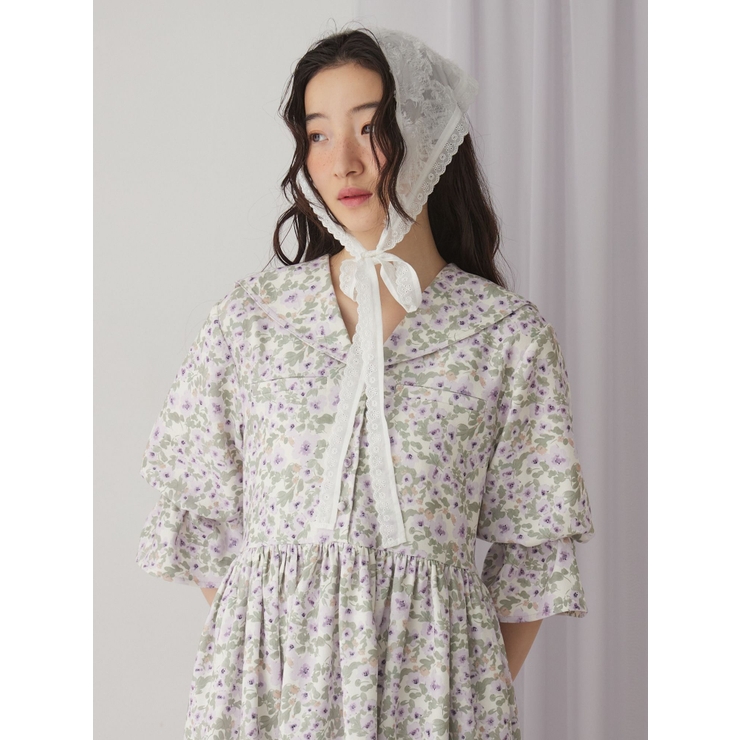 flowerジャガードヘッドドレス | merry jenny | 詳細画像7 
