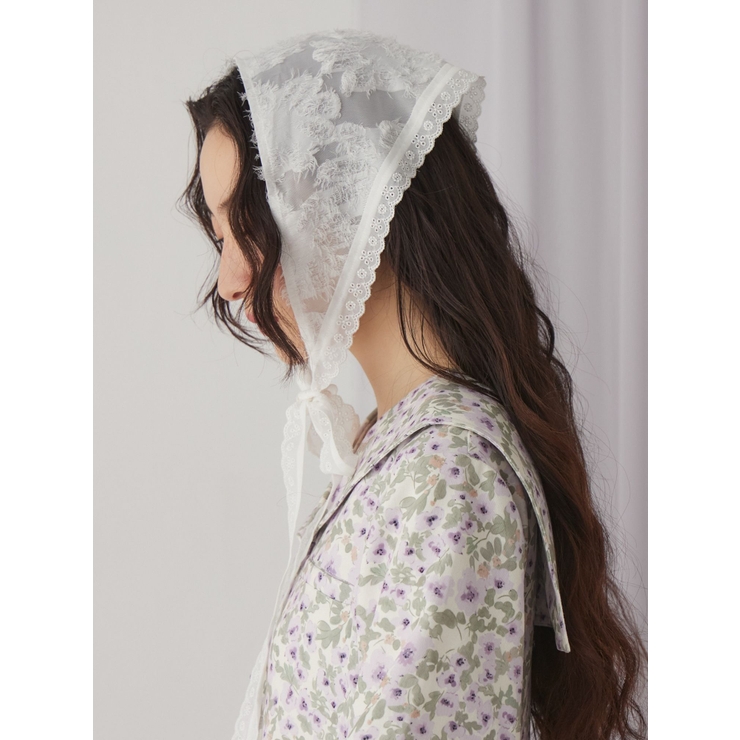 flowerジャガードヘッドドレス | merry jenny | 詳細画像8 