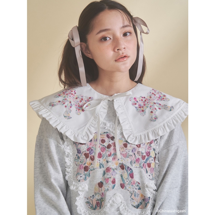 Dream Garden-tulip ribbon collar | merry jenny | 詳細画像2 