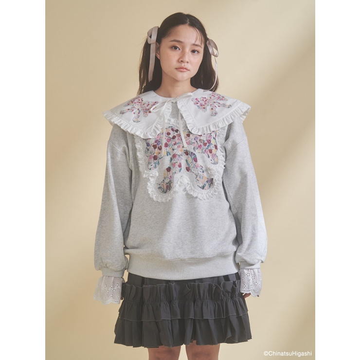 Dream Garden-tulip ribbon collar | merry jenny | 詳細画像5 