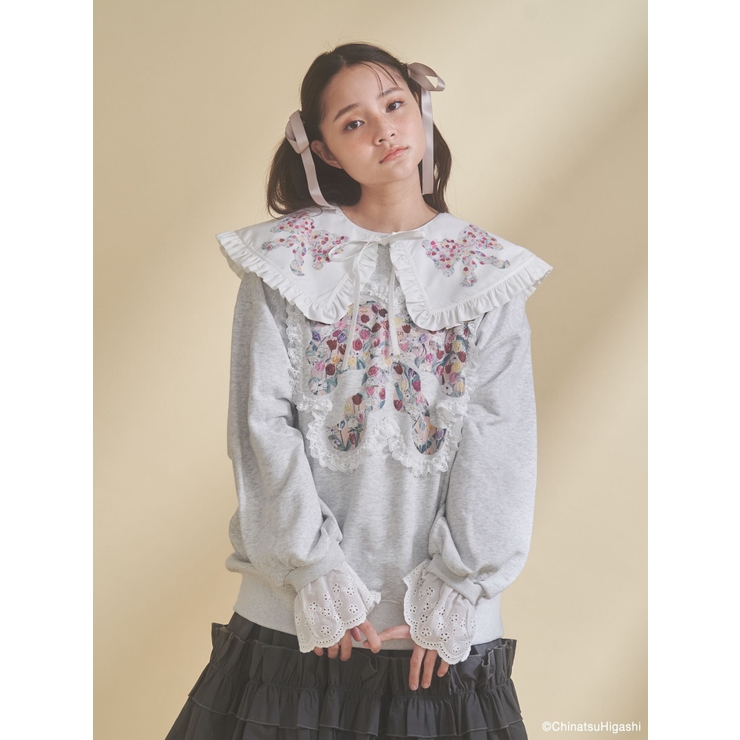 Dream Garden-tulip ribbon collar | merry jenny | 詳細画像7 