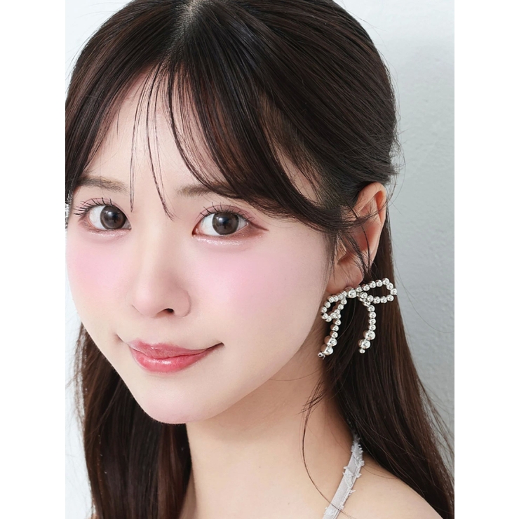 シルバー | シルバーボールリボンピアス | EATME