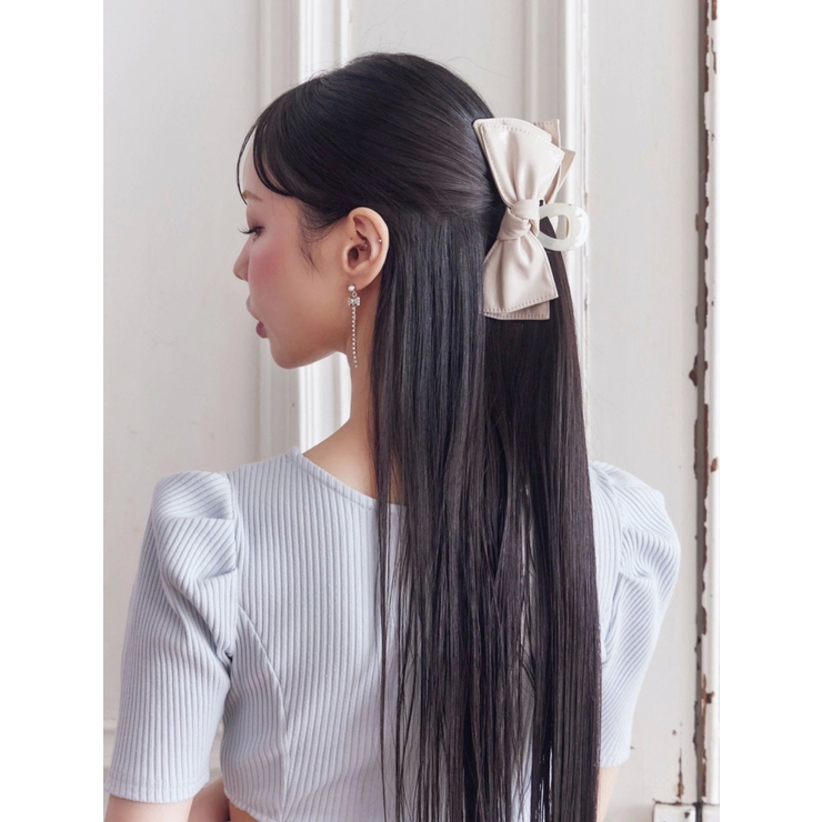 リボンエナメルヘアクリップ | EATME | 詳細画像5 