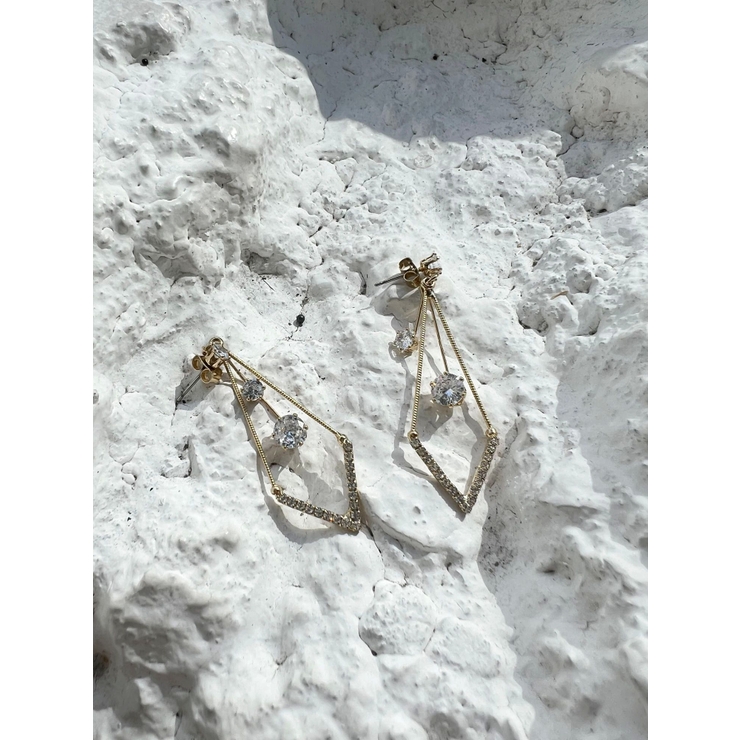 ビジューデザインピアス | EATME | 詳細画像3 