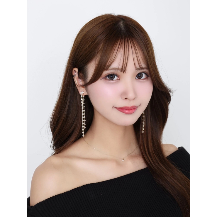 ゴージャスビジューロングピアス | EATME | 詳細画像7 