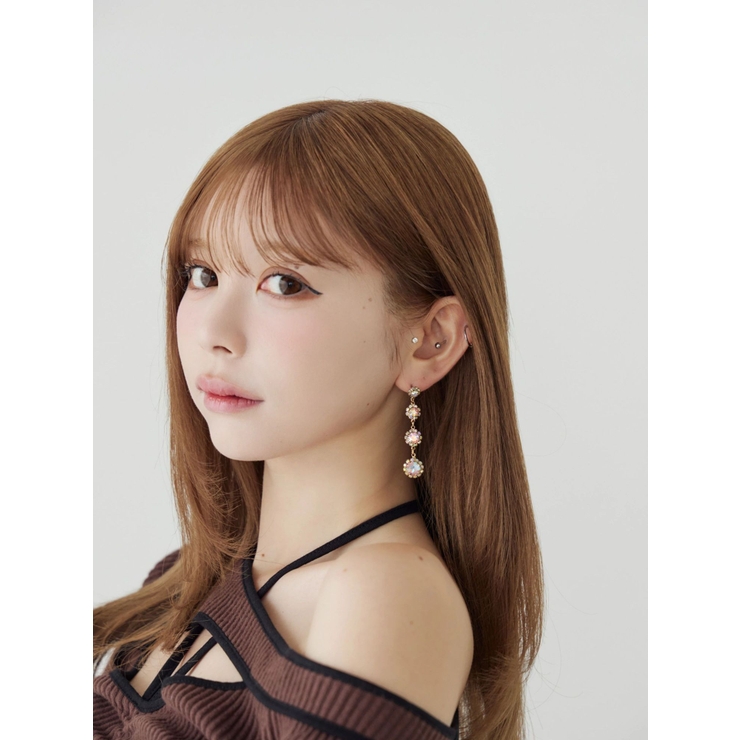 オーロラストーンスィングピアス | EATME | 詳細画像3 