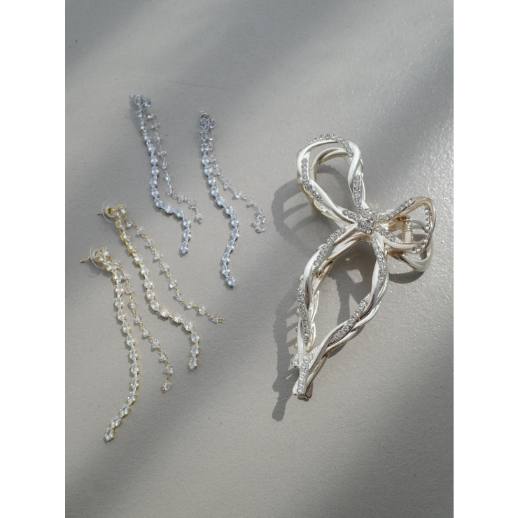 キラキラリボンヘアクリップ | EATME | 詳細画像2 