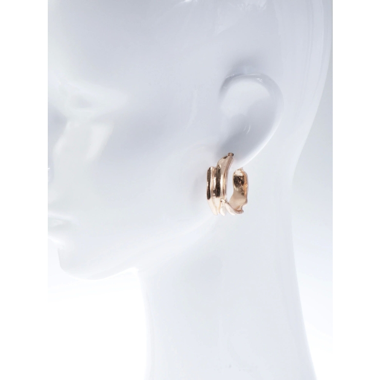 LEAF DESIGN HOOP ピアス | EVRIS | 詳細画像8 