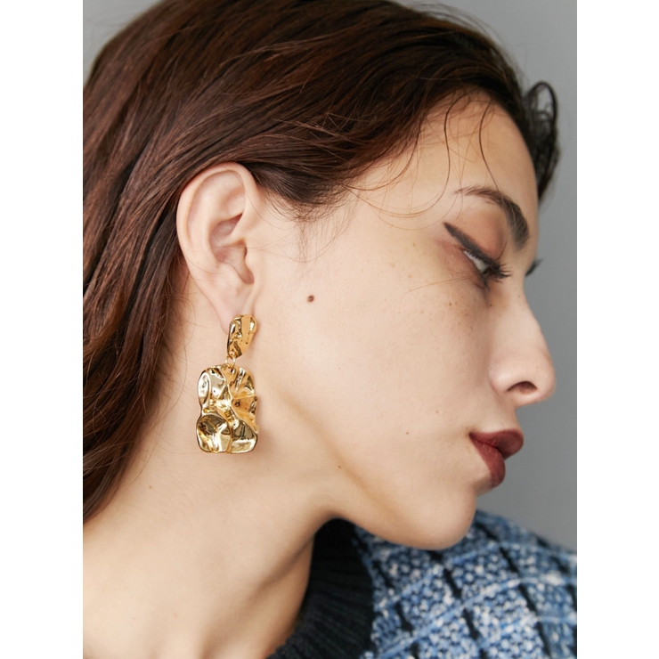 METAL DESIGN BIGピアス | EVRIS | 詳細画像3 