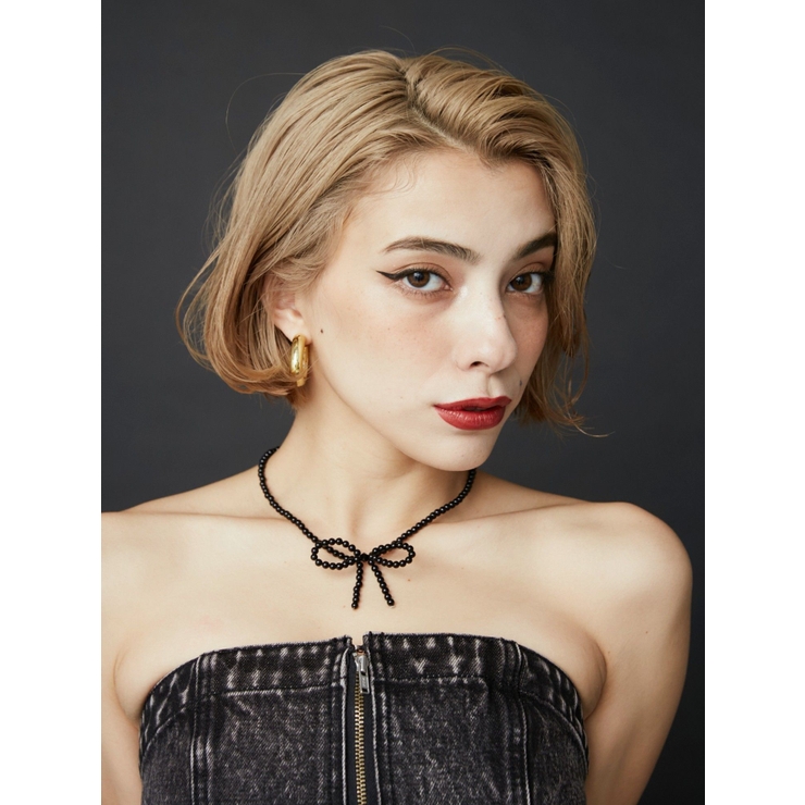 PEARL RIBBON CHOKER | EVRIS | 詳細画像5 