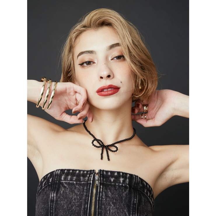 PEARL RIBBON CHOKER | EVRIS | 詳細画像6 