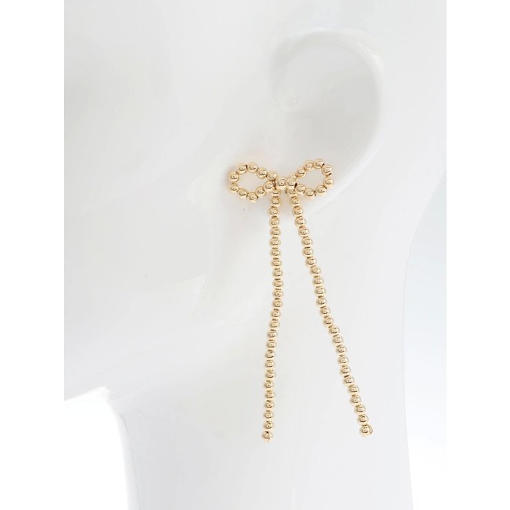 RIBBON MOTIF ピアス | EVRIS | 詳細画像7 