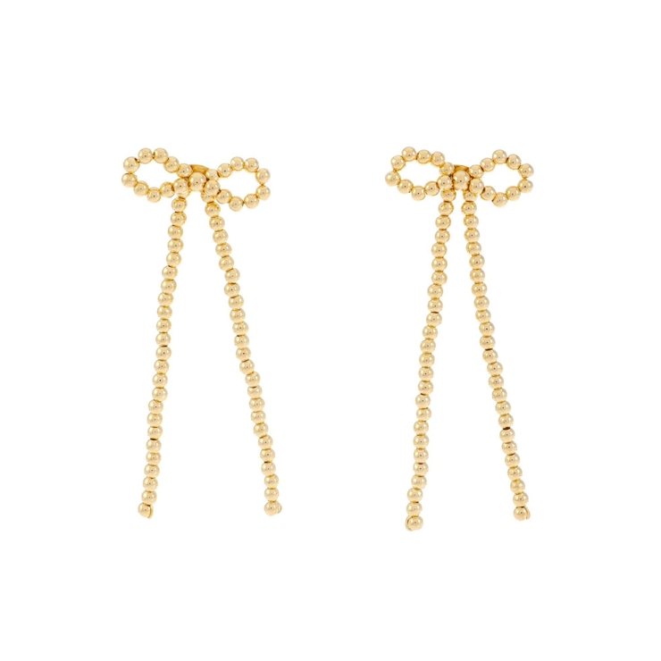 ゴールド | RIBBON MOTIF ピアス | EVRIS