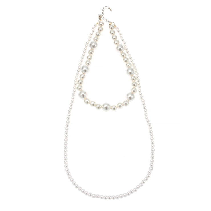 PEARL CHAIN 2連ネックレス | EVRIS | 詳細画像11 