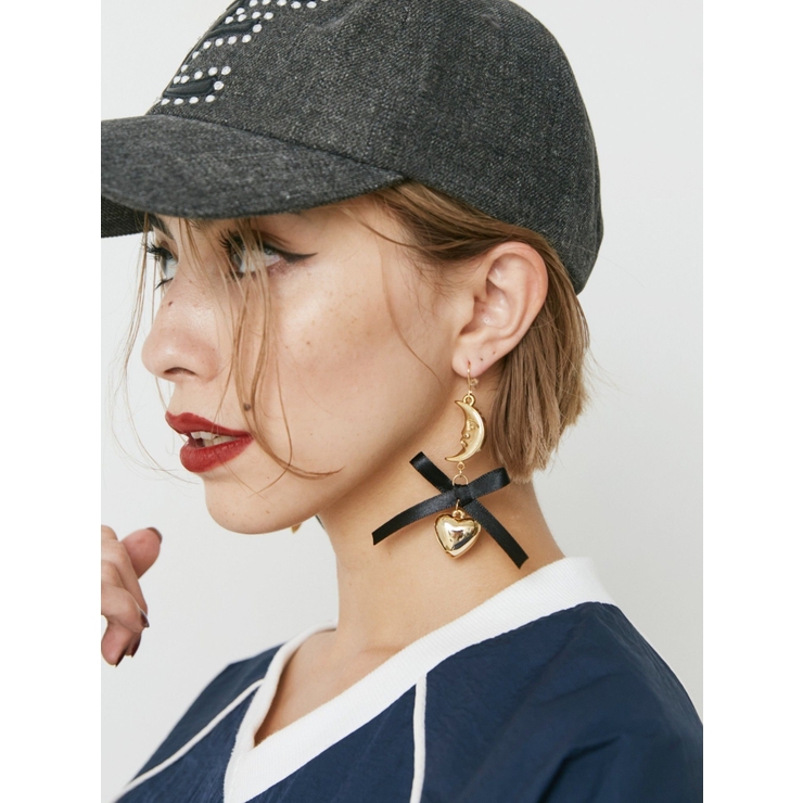 SUNNY MOTIF RIBBON ピアス | EVRIS | 詳細画像8 