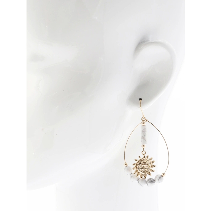 SHELL STONE SUNNY MOTIFピアス | EVRIS | 詳細画像6 