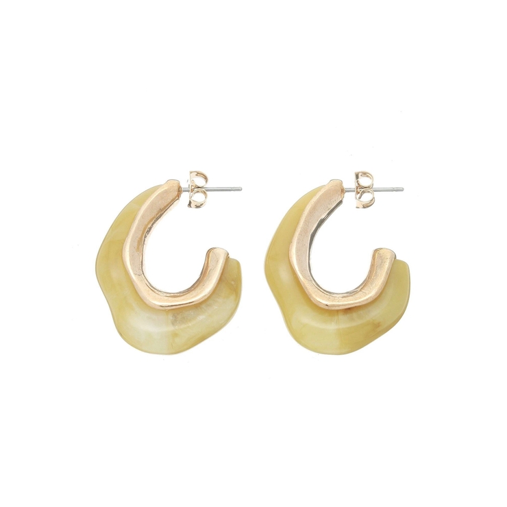 COLOR SHELL HOOPピアス | EVRIS | 詳細画像15 