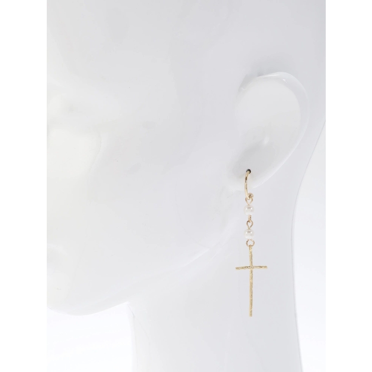 LONG CROSS MOTIF ピアス | EVRIS | 詳細画像7 