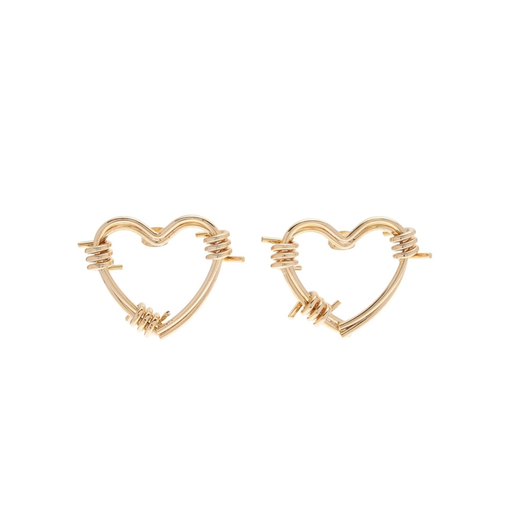 HEART MOTIF HOOP ピアス | EVRIS | 詳細画像5 