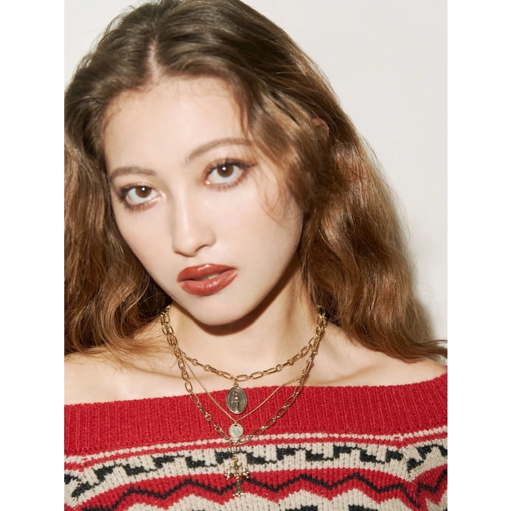 MIX CHARM 3連 ネックレス | EVRIS | 詳細画像3