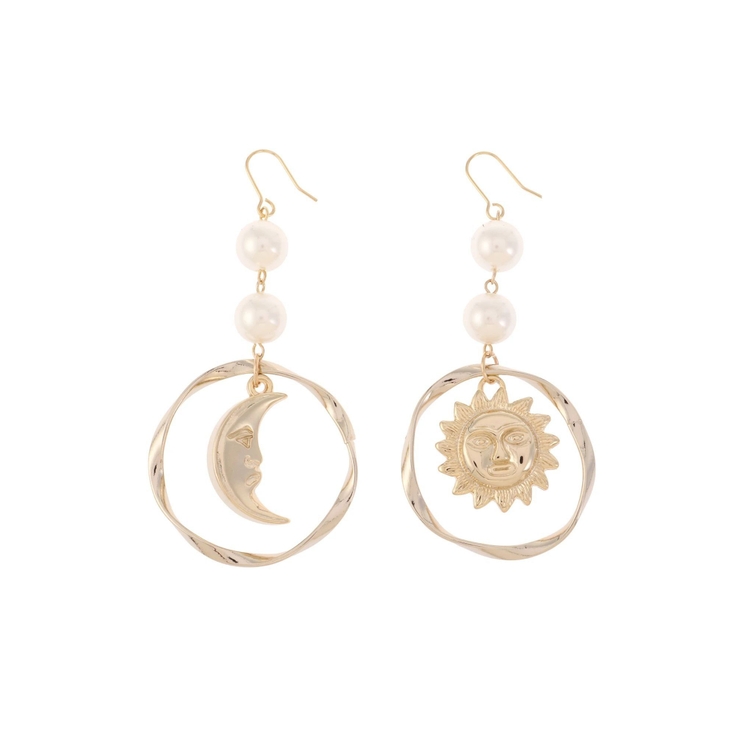 CIRCLE SUNNY MOTIFピアス | EVRIS | 詳細画像11 