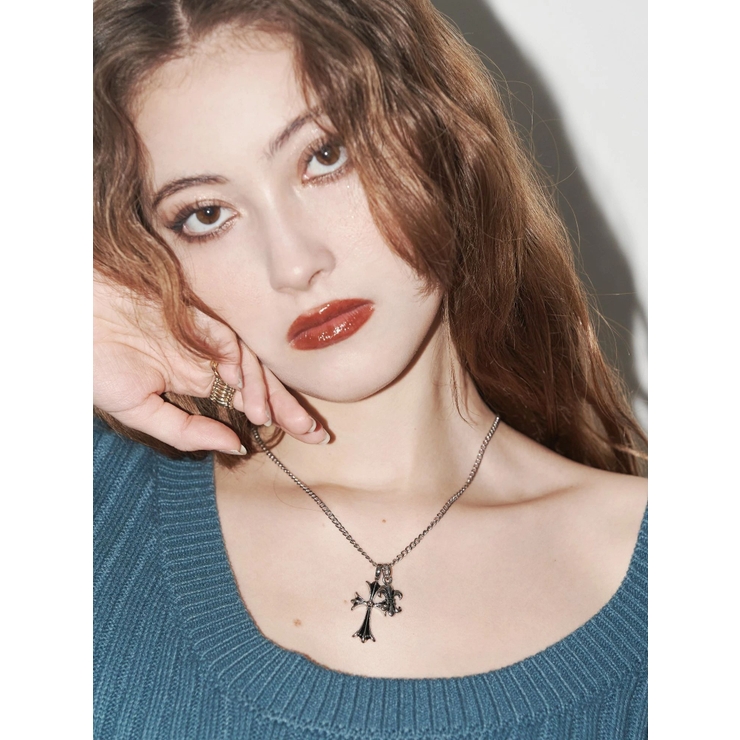 CROSS CHARM CHAINネックレス | EVRIS | 詳細画像3 