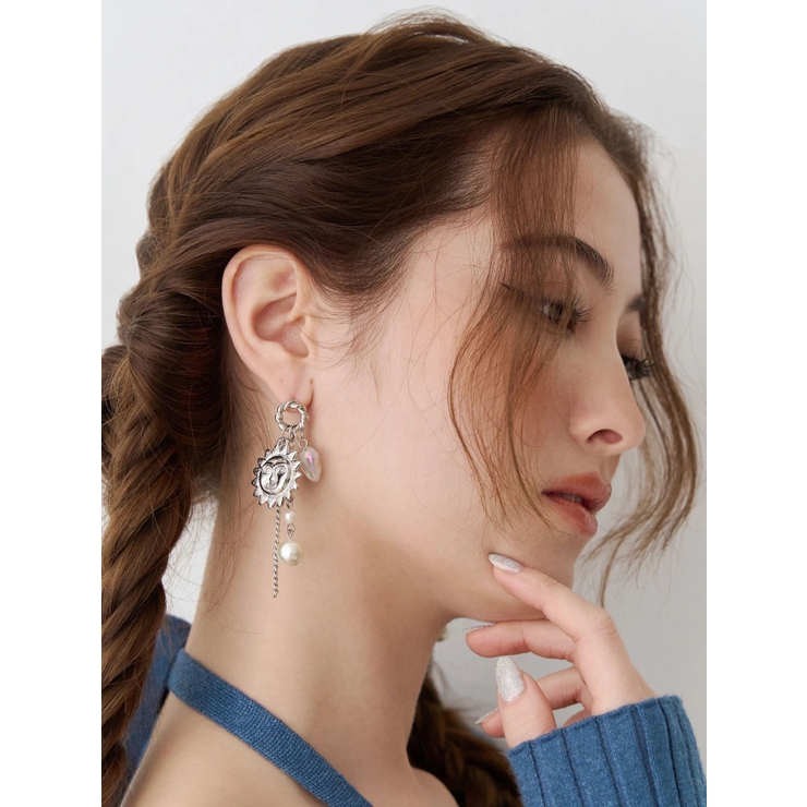 シルバー | ORIGINAL SUNNY PEARL ピアス | EVRIS