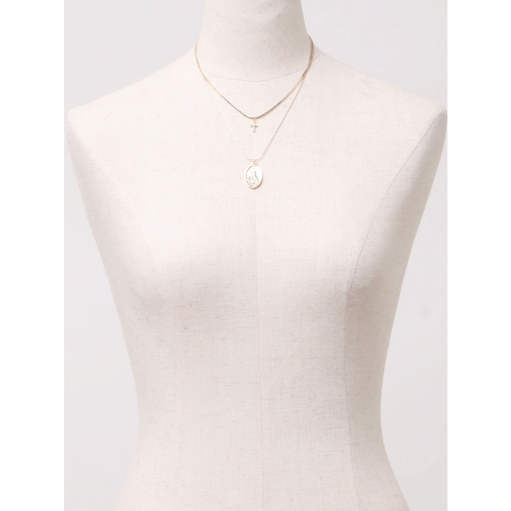 COIN CHARM MOTIF 2連 ネックレス | EVRIS | 詳細画像13 