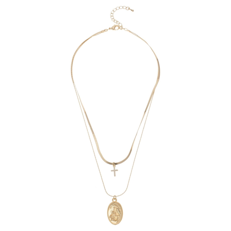 COIN CHARM MOTIF 2連 ネックレス | EVRIS | 詳細画像15 