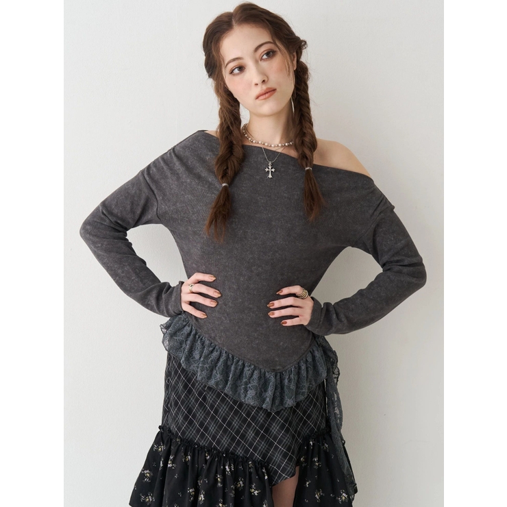 PEARL MIX CHAIN 3連 ネックレス | EVRIS | 詳細画像4 