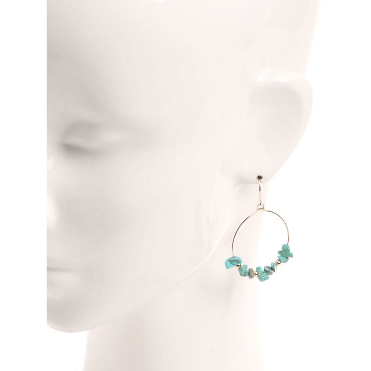 STONE HOOP ピアス | EVRIS | 詳細画像9 