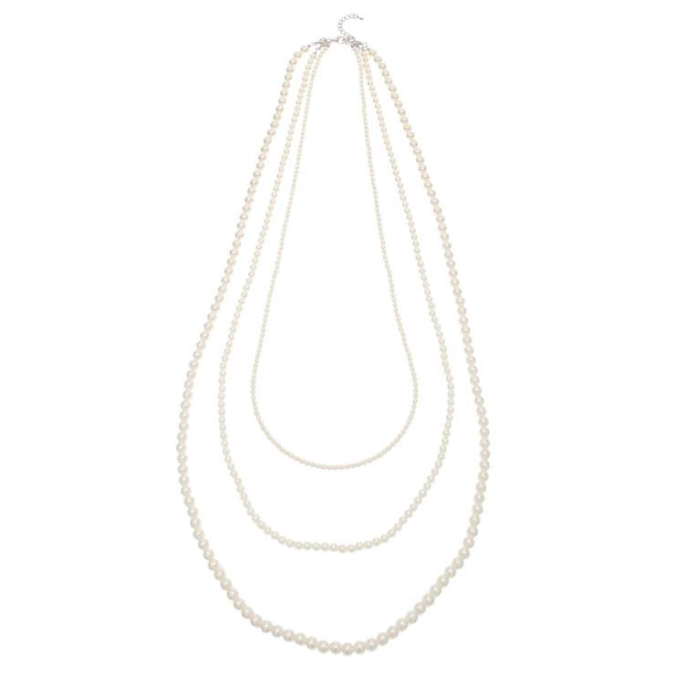 LONG PEARL CHAIN 3連 ネックレス | EVRIS | 詳細画像10 