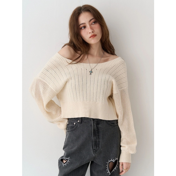 MARBLE CROSS MOTIF ネックレス | EVRIS | 詳細画像4 