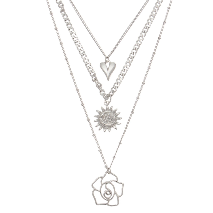 RANDOM CHAIN 3連 ネックレス | EVRIS | 詳細画像7 