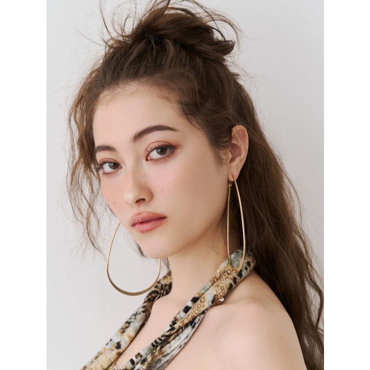 BIG WIDE HOOP ピアス | EVRIS | 詳細画像4 