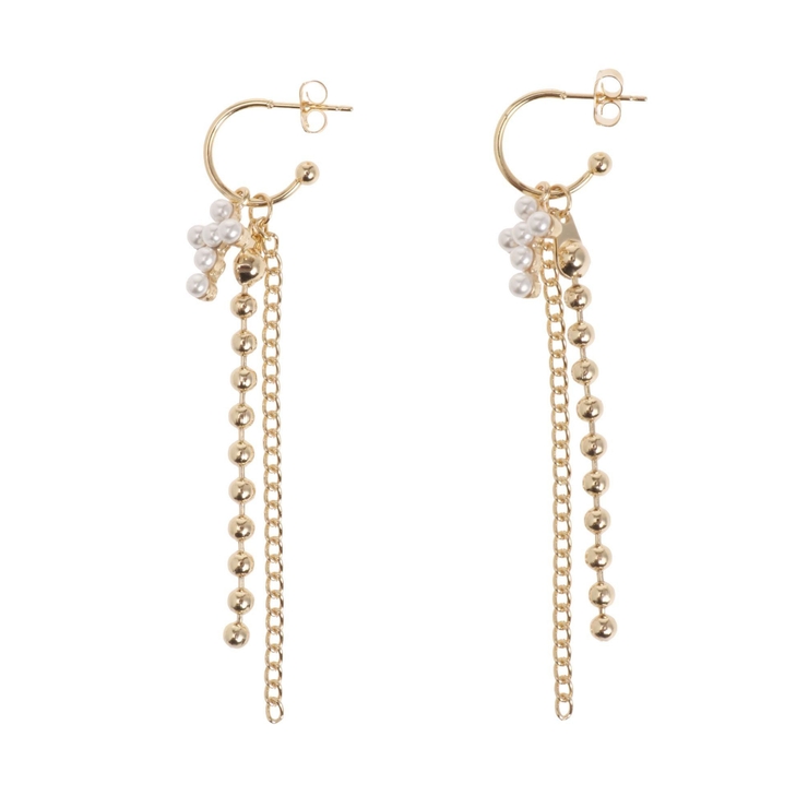 CROSS MOTIF CHAIN ピアス | EVRIS | 詳細画像10 