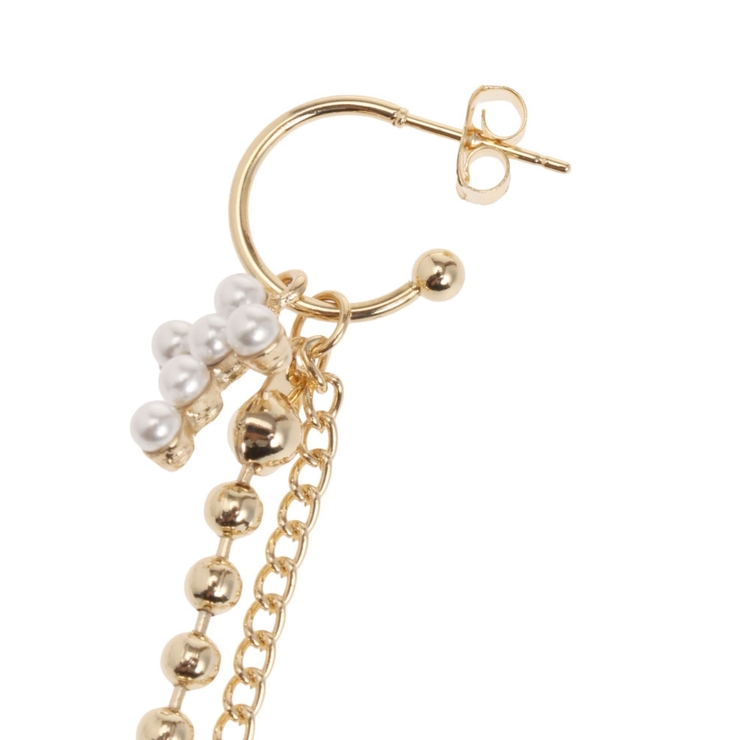 CROSS MOTIF CHAIN ピアス | EVRIS | 詳細画像7 