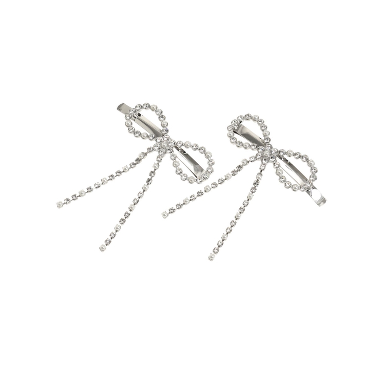 PEARL BIJOU RIBBON PIN/パールビジューリボンピン[品番