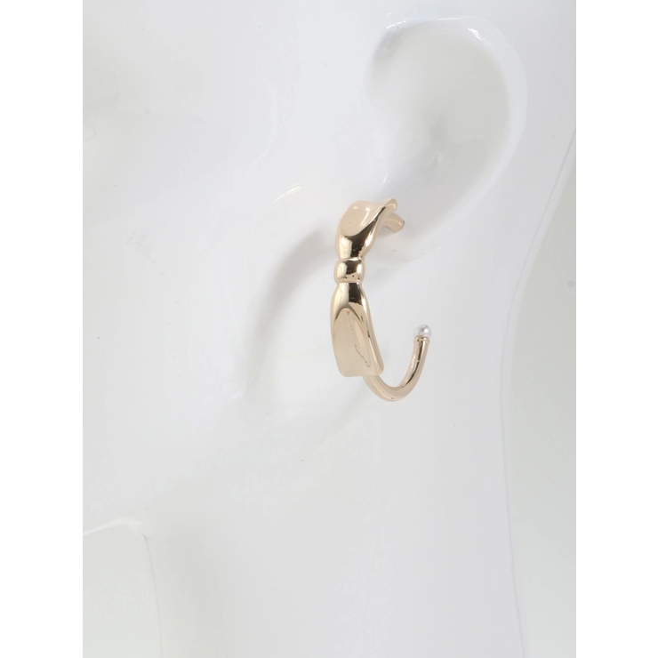 RIBBON HOOPE PIERCE/リボンフープピアス | CALNAMUR | 詳細画像8 