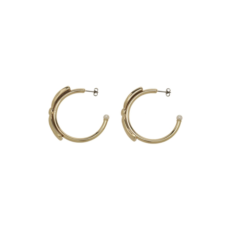 RIBBON HOOPE PIERCE/リボンフープピアス | CALNAMUR | 詳細画像9 