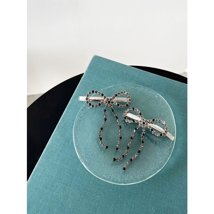 PEARL BIJOU RIBBON PIN/パールビジューリボンピン | CALNAMUR | 詳細画像4 