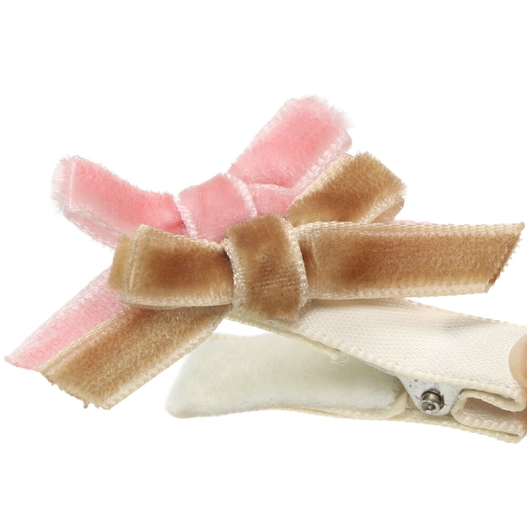 Kids Zoo リボンヘアクリップ2個セット 品番 Mtik こども の森e Shop コドモノモリイーショップ のキッズファッション通販 Shoplist ショップリスト