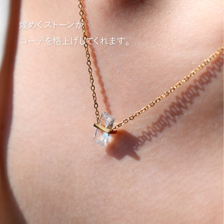 littleクリスタルネックレス | Matthewmark  | 詳細画像4 