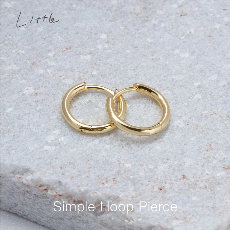 littleシンプルフープピアス | Matthewmark  | 詳細画像1 