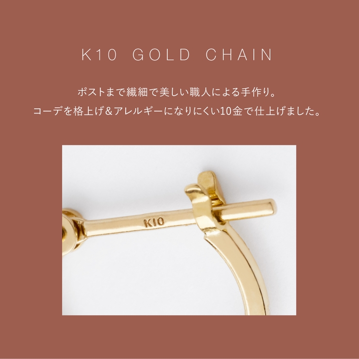 10Kミニフープピアス | Matthewmark  | 詳細画像6 