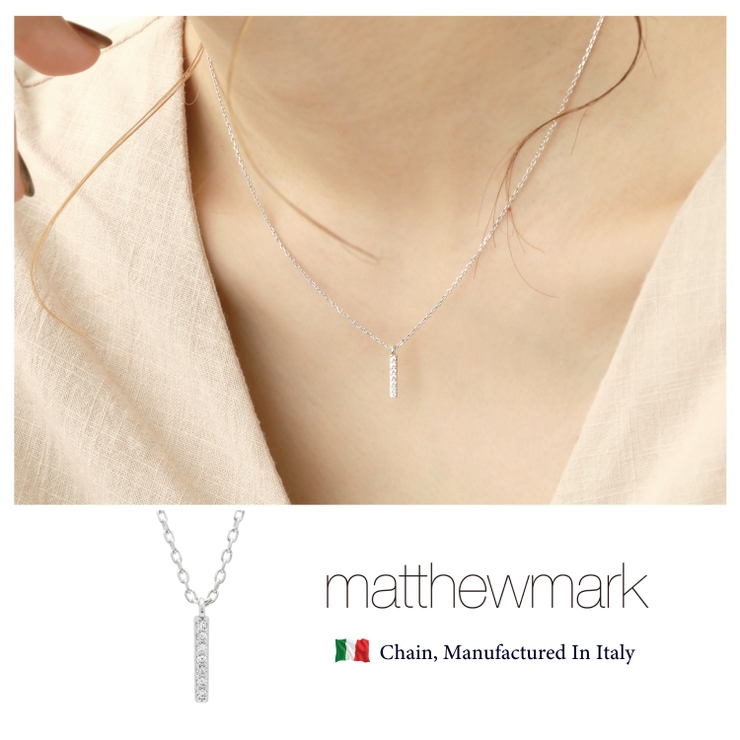 【ファインネックレス J-type】 LINE | Matthewmark  | 詳細画像1 