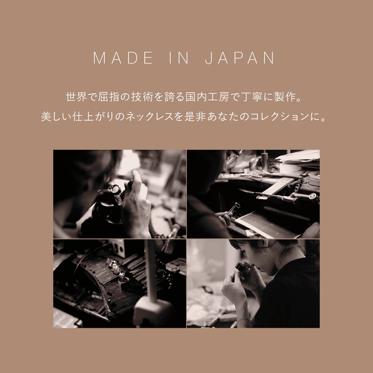 10Kダイヤモンドネックレス カーブラインデザイン | Matthewmark  | 詳細画像7 