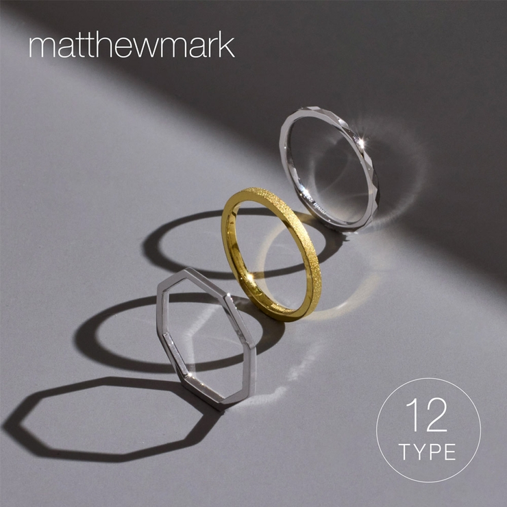 【重ねづけが可愛い！フリーレイヤーズ華奢リング】12design  | Matthewmark  | 詳細画像1 