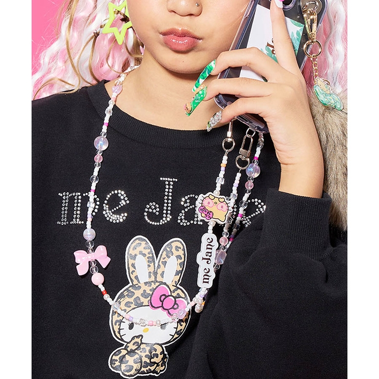 【HELLO KITTY×meJane】ロングビーズストラップ | me Jane | 詳細画像1 